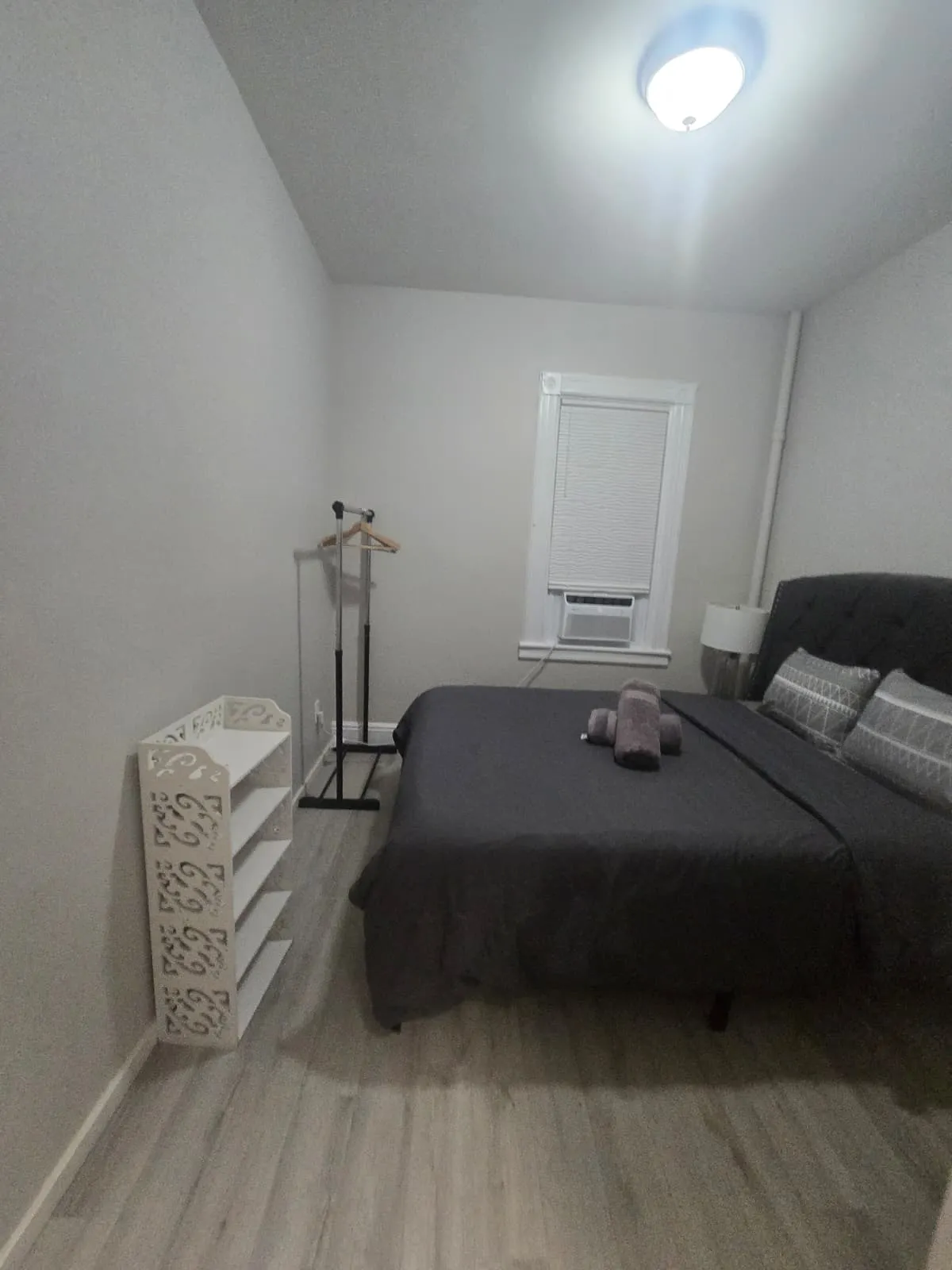 Staged bedroom after cleaning visit